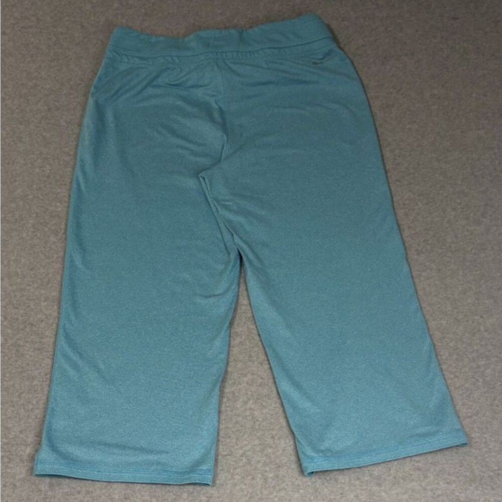 Champion Women’s S Blue Heather Capri Pants Drawstring Athletic Activewear